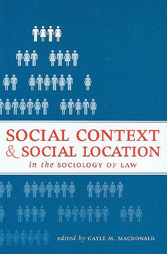 Social Context and Social Location in the Sociology of Law cover