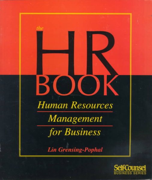 The HR Book: Human Resources Management for Business (Self-counsel Business Series) cover