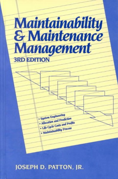 Maintainability and Maintenance Management cover