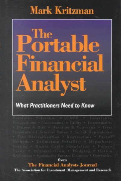 The Portable Financial Analyst: What Practioners Need to Know cover