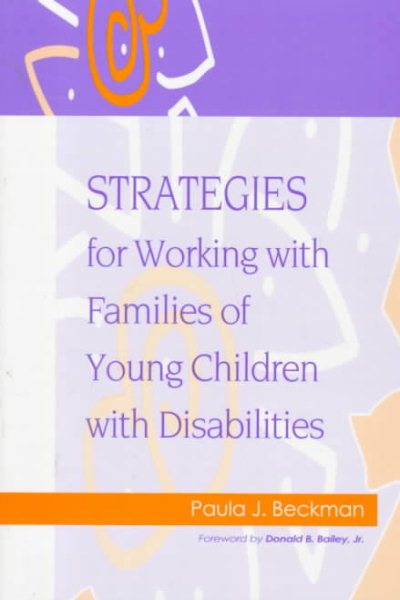 Strategies for Working with Families of Young Children with Disabilities cover