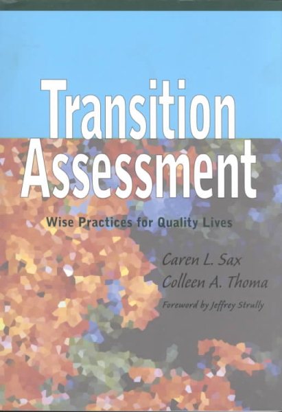 Transition Assessment: Wise Practices for Quality Lives cover
