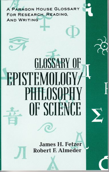 Glossary Epistemology (Paragon House Glossaries for Research, Reading, and Writing) cover