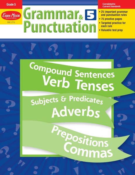 Grammar and Punctuation, Grade 5 cover