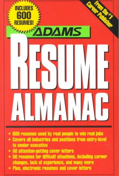 Adams Resume Almanac cover