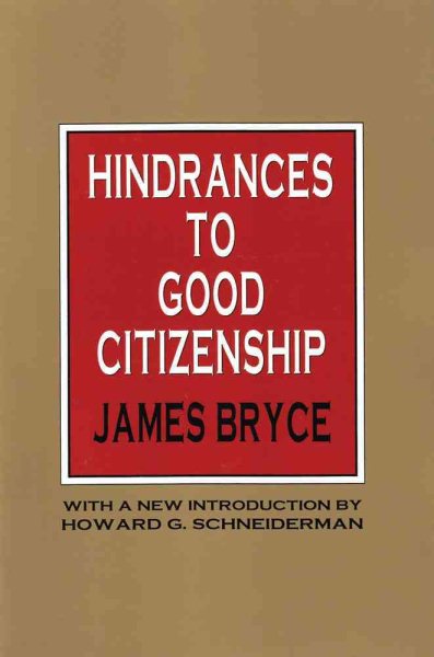 The Hindrances to Good Citizenship cover