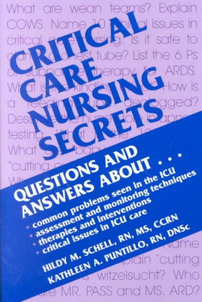 Critical Care Nursing Secrets, 1e cover
