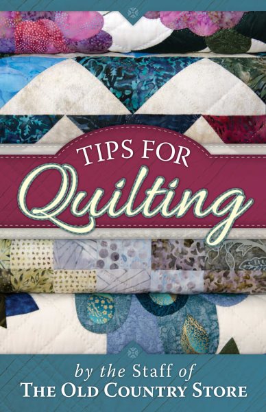 Tips for Quilting cover