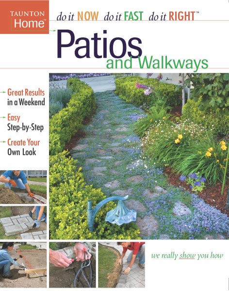 Patios and Walkways (Do It Now Do It Fast Do It Right) cover