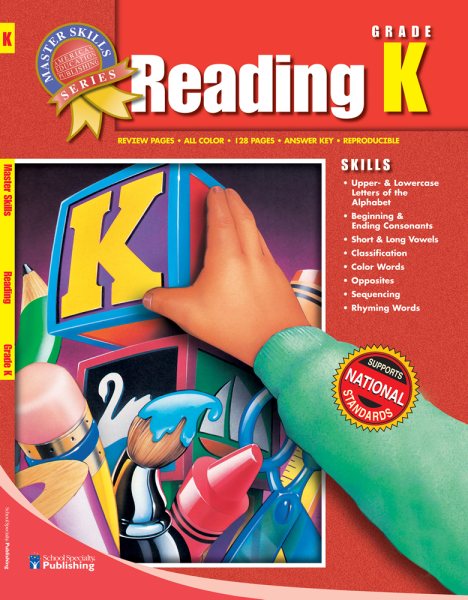 Master Skills Reading, Kindergarten cover