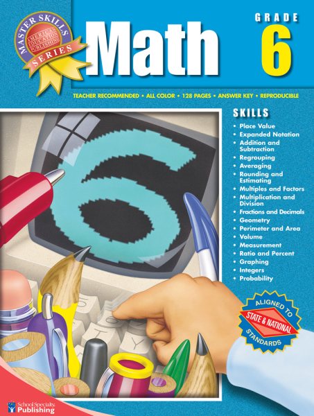 Math: Grade 6 (Master Skills) cover