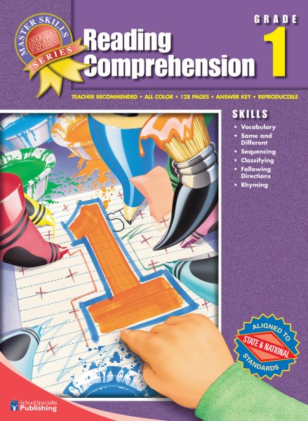Master Skills Reading Comprehension, Grade 1 cover