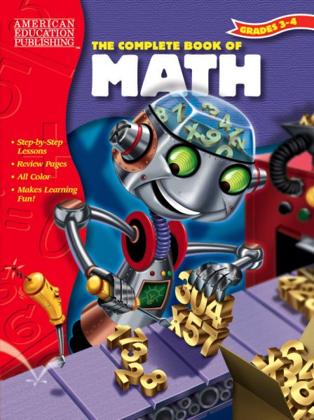 The Complete Book of Math, Grades 3-4 cover
