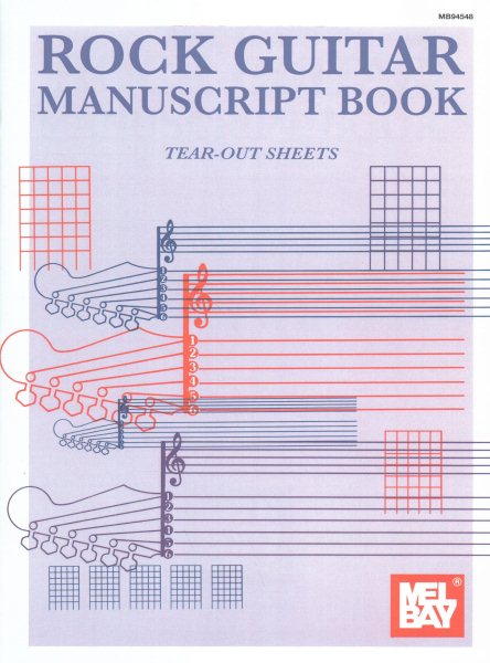 Rock Guitar Manuscript Book cover