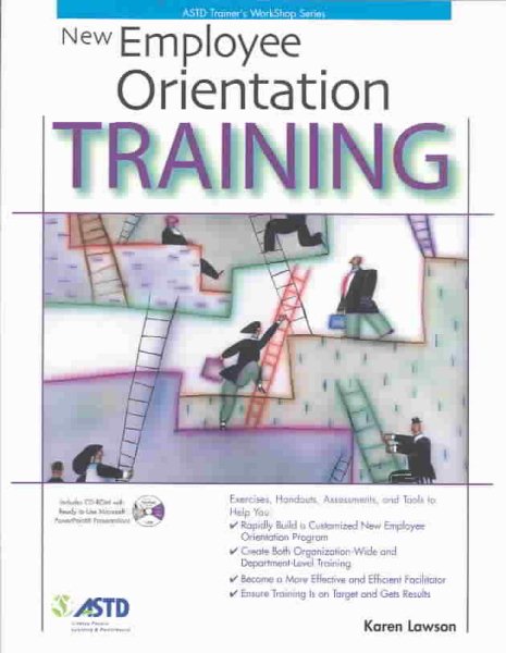 New Employee Orientation Training (Astd Trainer's Workshop Series) cover