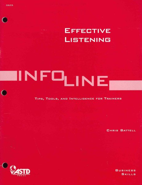 Effective Listening cover