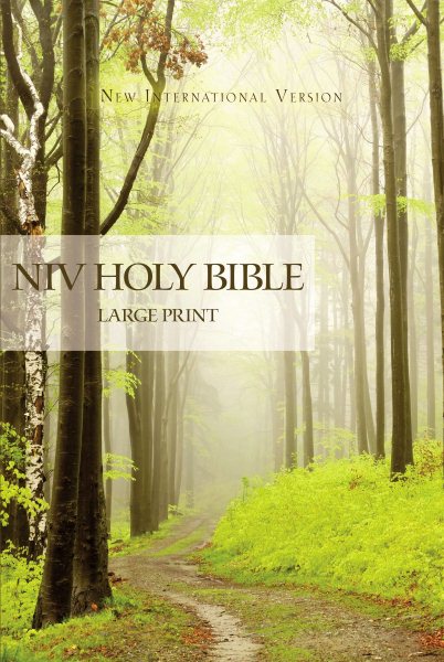 NIV, Holy Bible, Large Print, Paperback cover