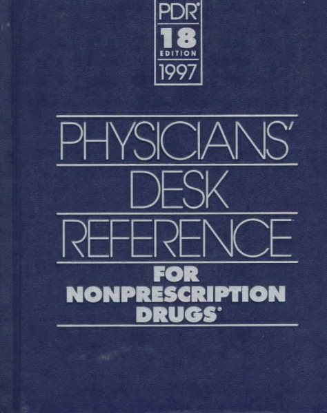 Physicians' Desk Reference for Nonprescription Drugs 1997 (18th Ed) cover