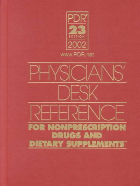Physicians's Desk Reference For Nonprescription Drugs and Dietary Supplements cover