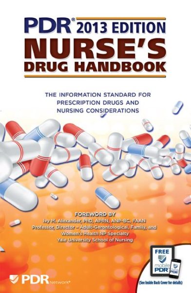 PDR Nurse's Drug Handbook 2013 cover