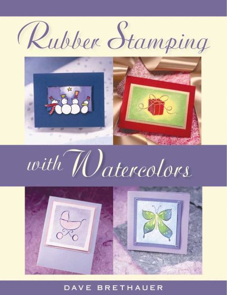 Rubberstamping With Watercolors cover