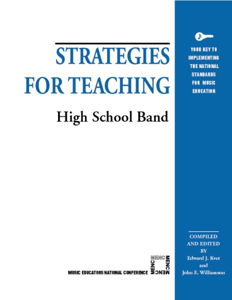 Strategies for Teaching High School Band (Menc's Strategies for Teaching Series) cover
