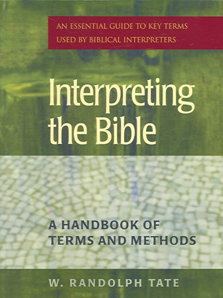 Interpreting the Bible: A Handbook of Terms And Methods cover