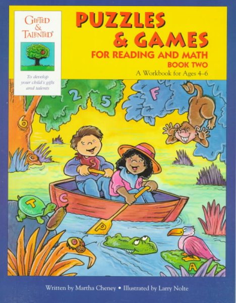 Gifted & Talented Puzzles & Games for Reading and Math Book Two: A Workbook for Ages 4-6