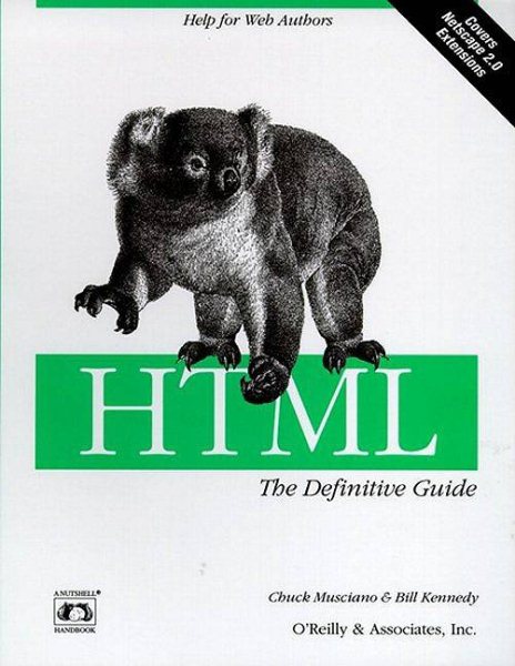 HTML: The Definitive Guide (Nutshell Handbooks) cover