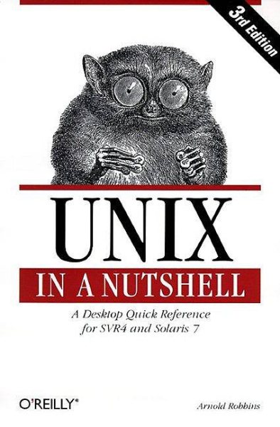 UNIX in a Nutshell: System V Edition, 3rd Edition (In a Nutshell (O'Reilly)) cover