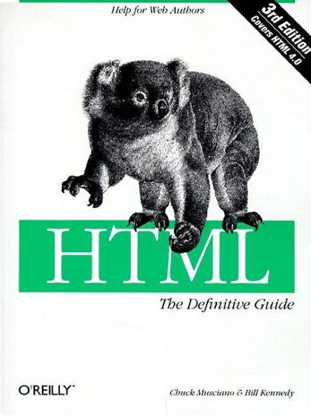 HTML: The Definitive Guide cover