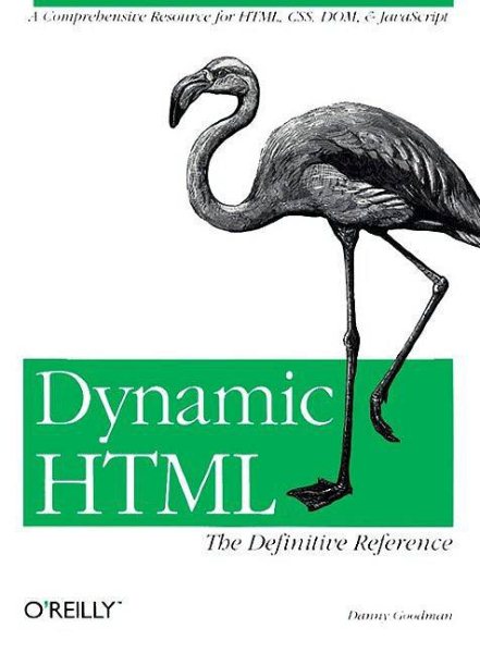 Dynamic HTML: The Definitive Reference cover