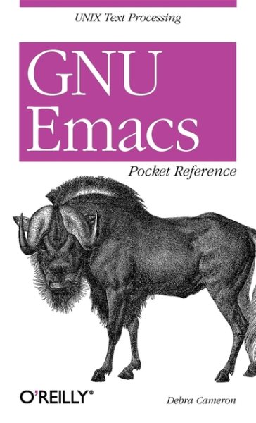 GNU Emacs Pocket Reference: UNIX Text Processing cover