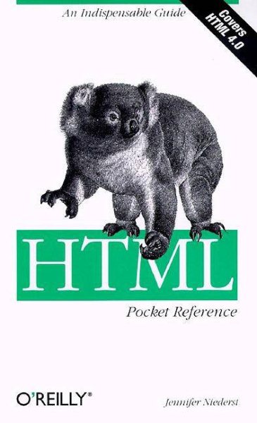 HTML Pocket Reference (Pocket Reference (O'Reilly)) cover
