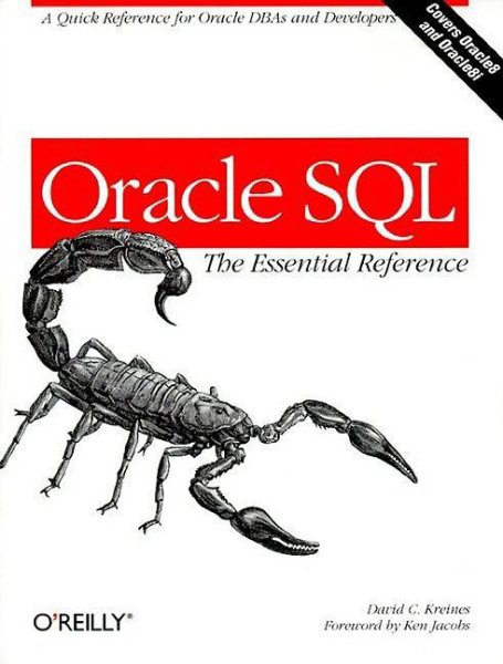 Oracle SQL: the Essential Reference cover