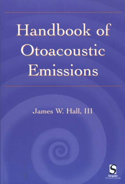 Handbook of Otoacoustic Emissions cover
