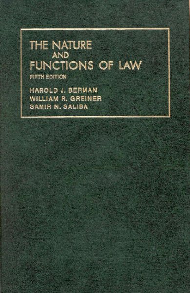The Nature and Functions of Law (University Textbooks) cover