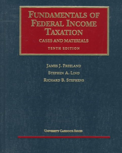 Fundamentals of Federal Income Taxation, Tenth Edition cover