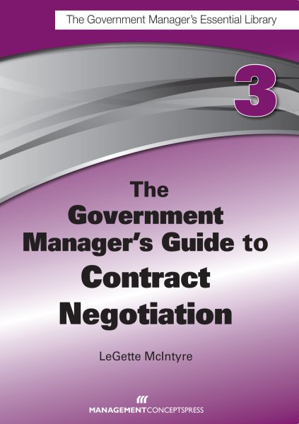 The Government Manager's Guide to Contract Negotiation cover