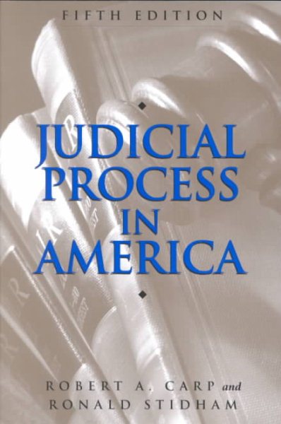 Judicial Process in America (5th Edition) cover