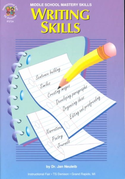 Writing Skills: Middle School Mastery Skills cover