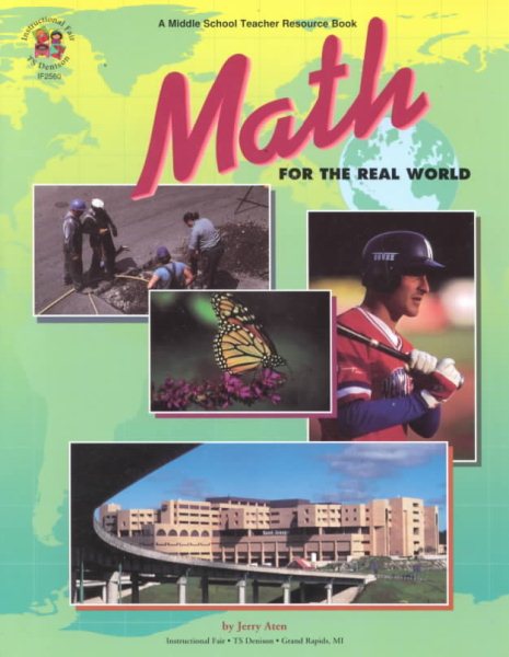 Math for the Real World (Middle School Teacher Resource Book) cover