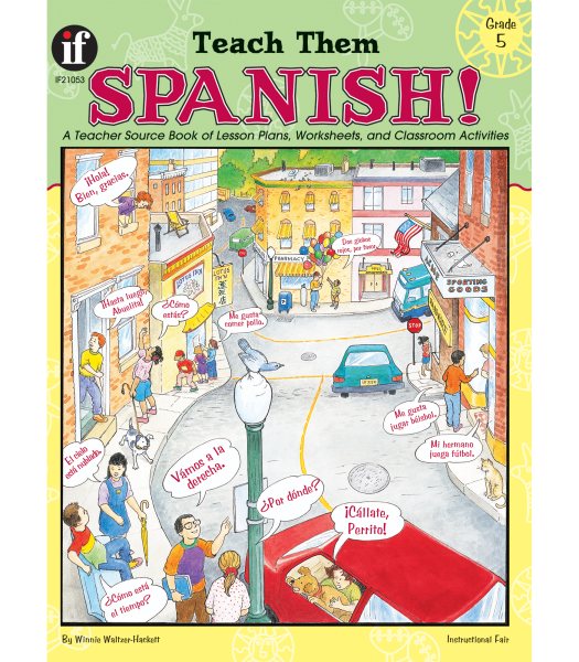 Teach Them Spanish! Grade 5 cover