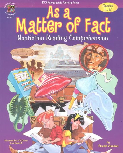 As a Matter of Fact: Nonfiction Reading Comprehension Grade 5-8 cover