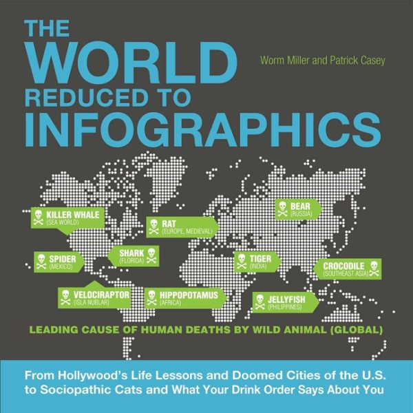 The World Reduced to Infographics: From Hollywood's Life Lessons and Doomed Cities of the U.S. to Sociopathic Cats and What Your Drink Order Says About You cover
