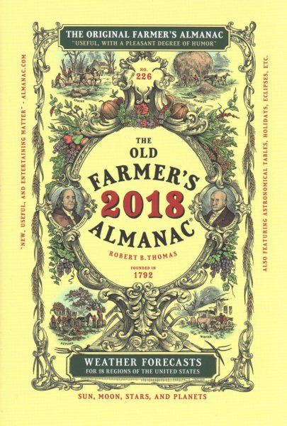 The Old Farmer's Almanac 2018 cover