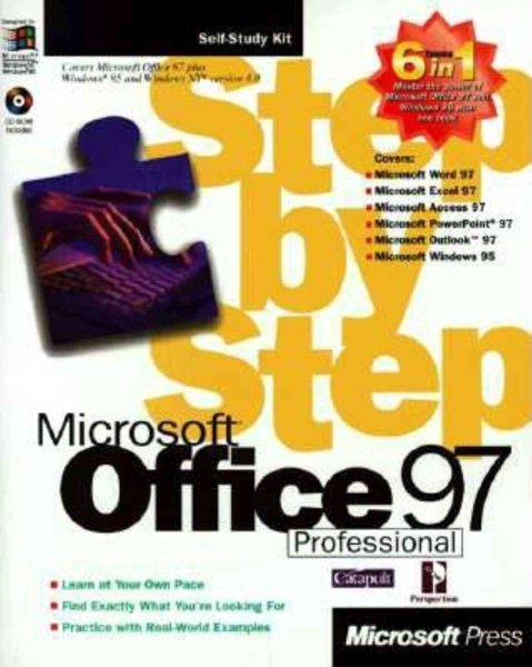 Microsoft Office 97 Professional 6-In-1 Step by Step (Step By Step Series)