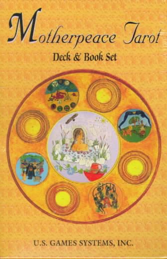 Mini Motherpeace Round Tarot Deck & Book Set cover