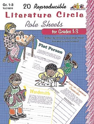 20 Reproducible Literature Circle Role Sheets: for Grades 1-3 cover