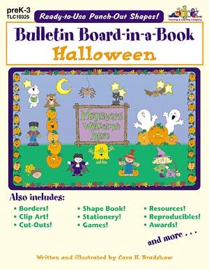 Halloween Bulletin Board-in-a-Book cover